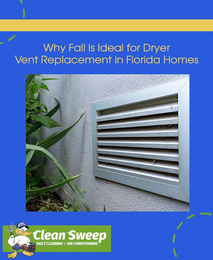 dryer vent replacement fall