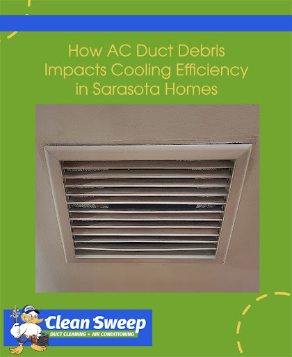 ac duct debris impacts cooling efficiency