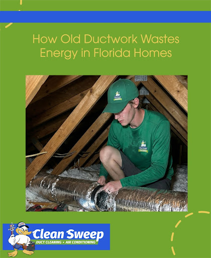 old ductwork wastes energy
