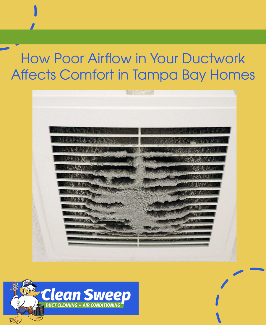 poor airflow in ductwork