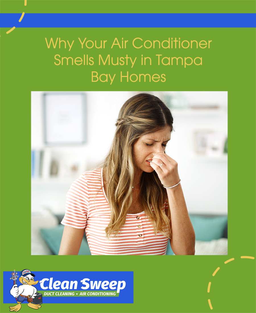 musty smell from air conditioner