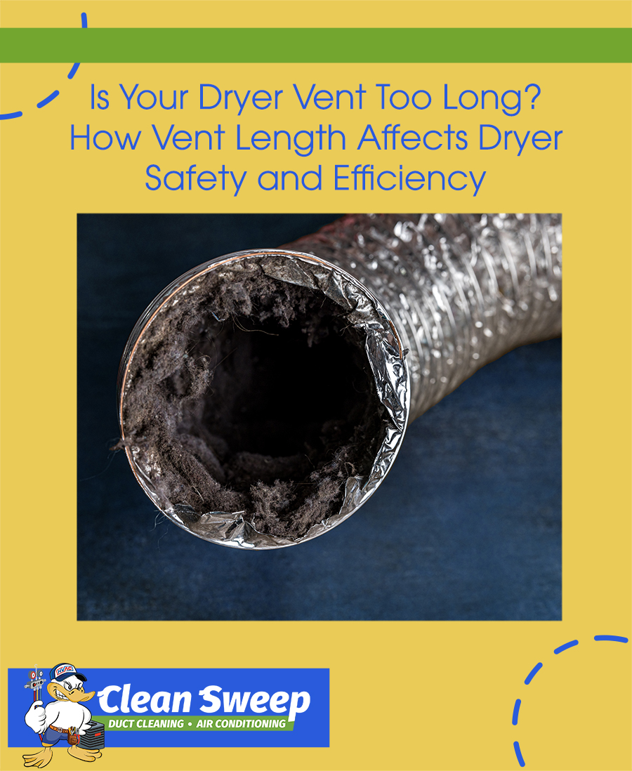 dryer vent too long